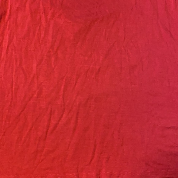 SAVVI JUNI Red Medium Scoop Neck Contoured Fit Half Sleeve Top - Picture 10 of 10